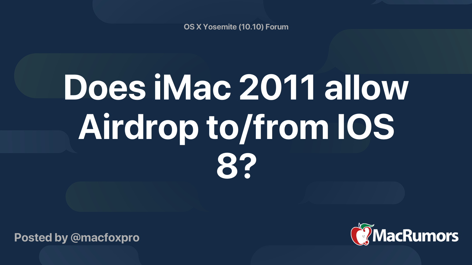 airdrop imac 2011