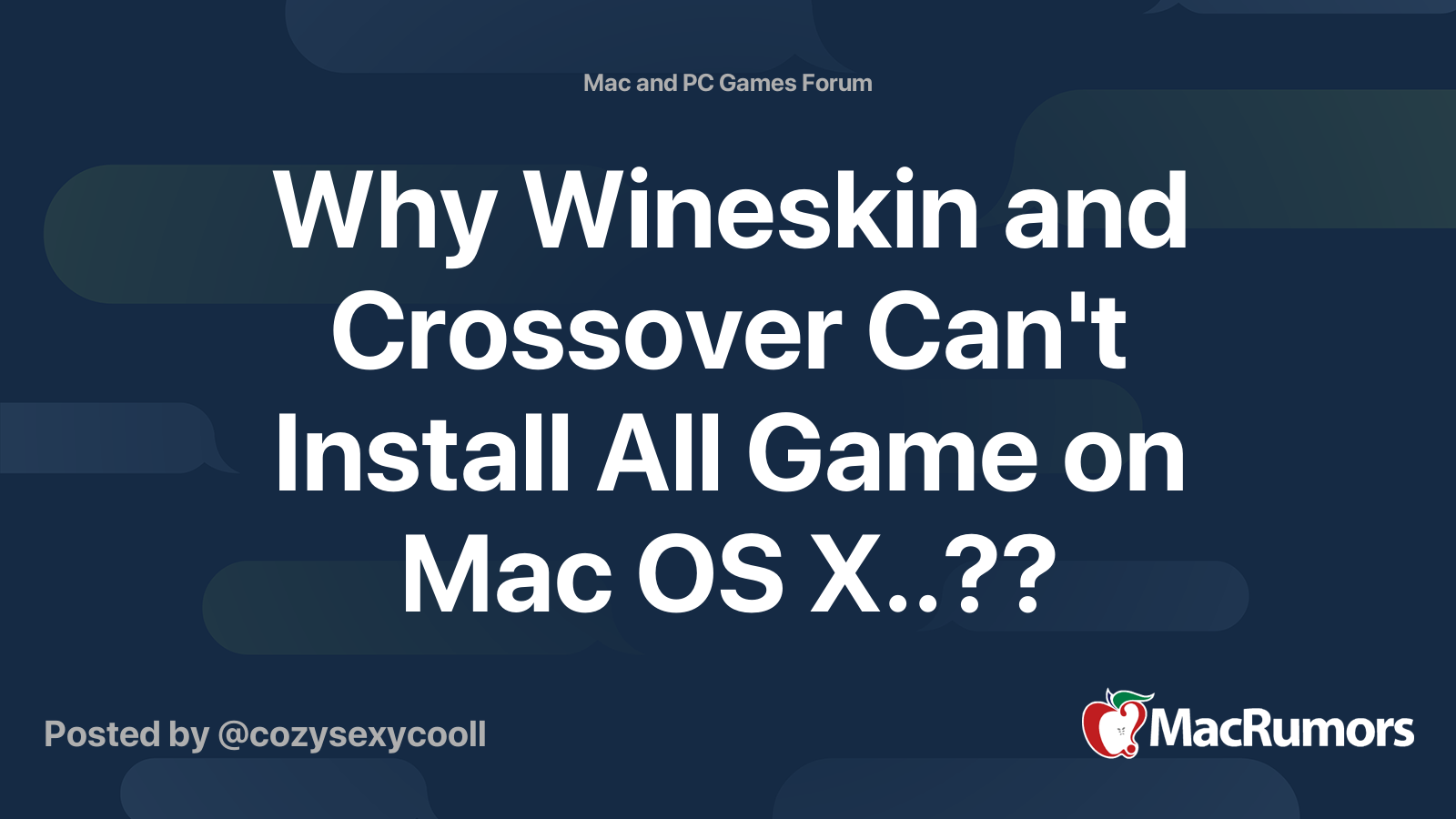 Wineskin Mac 10 14