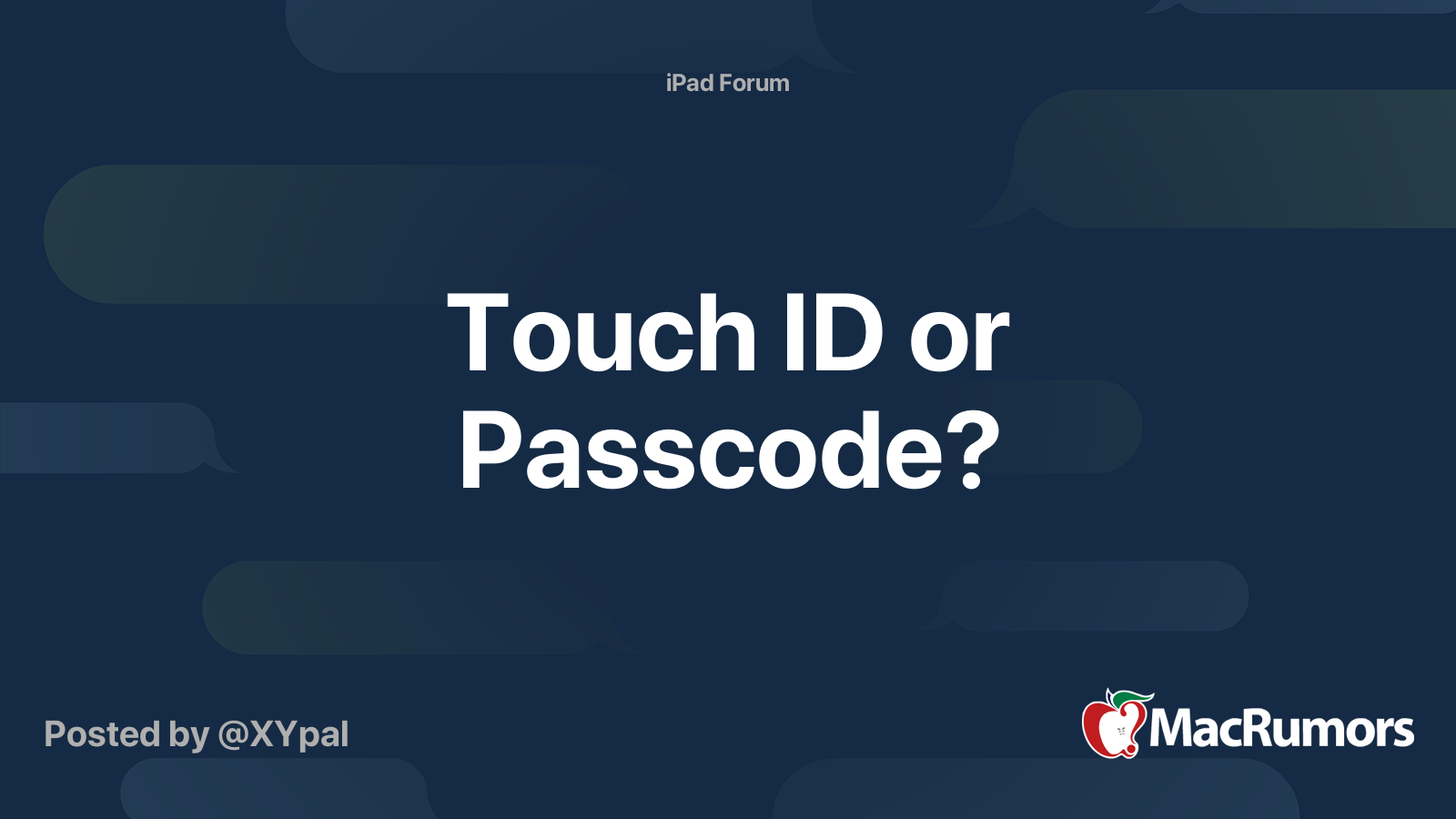 how to add touch id and passcode to settings