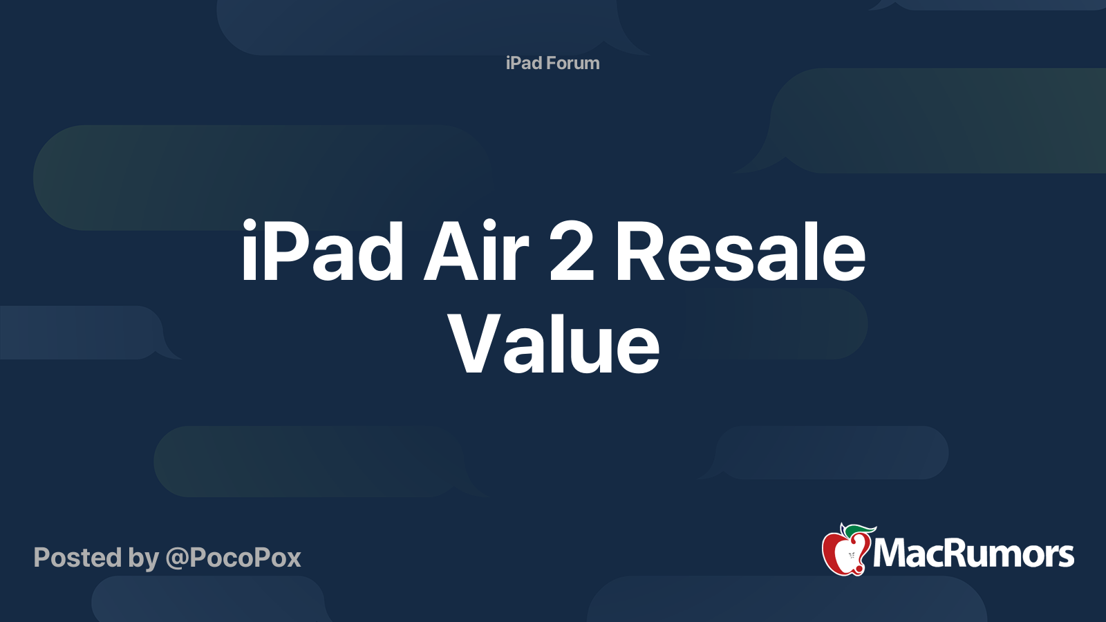 ipad air 2 resale value