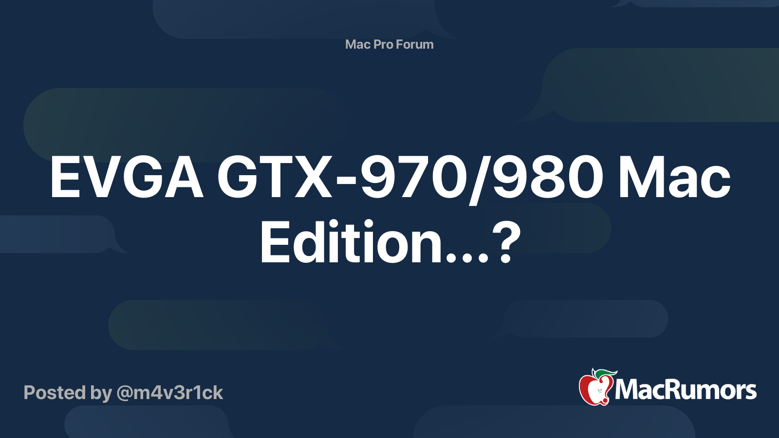 Gtx 970 mac on sale pro