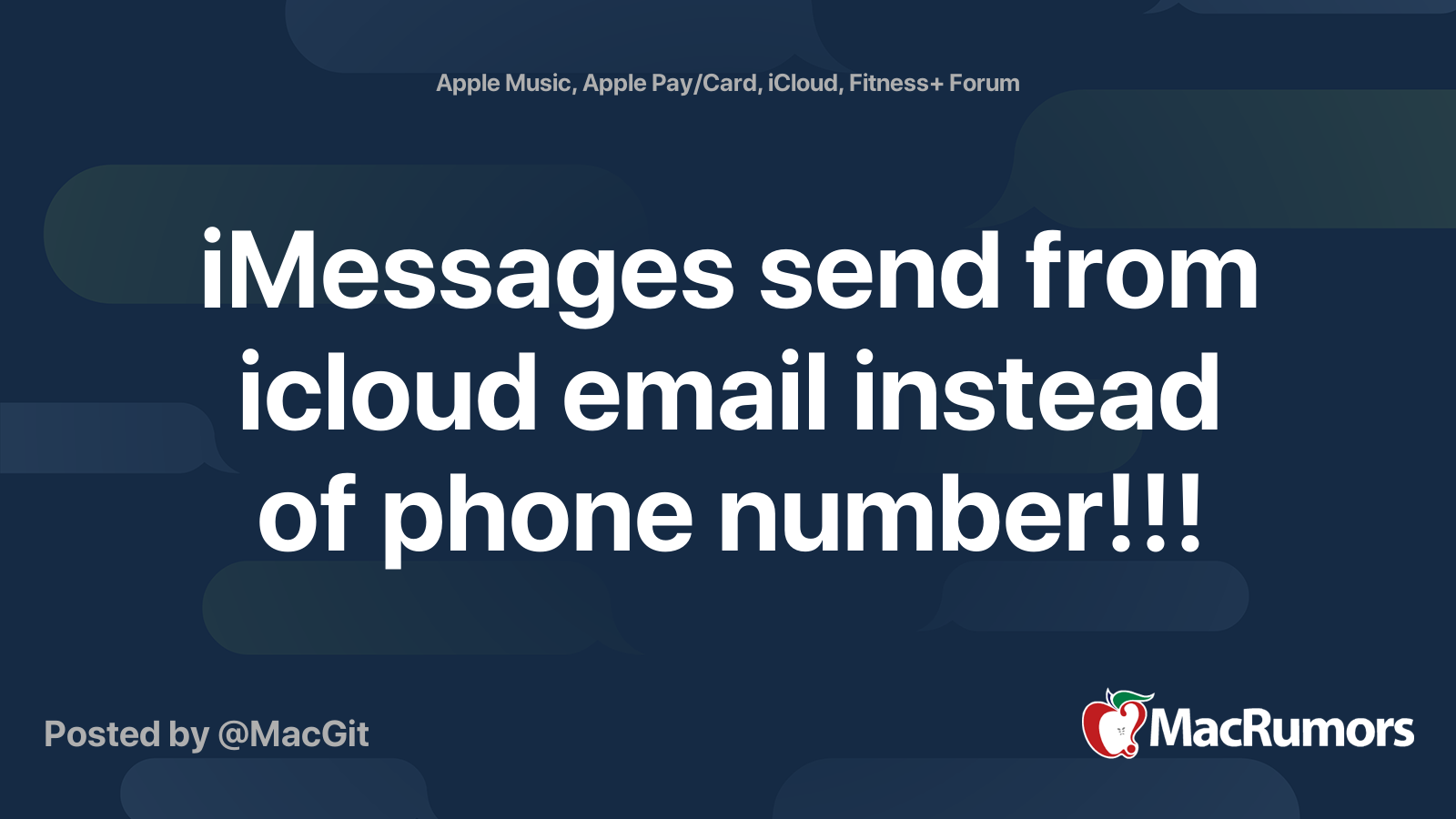 how to send imessage from email not number