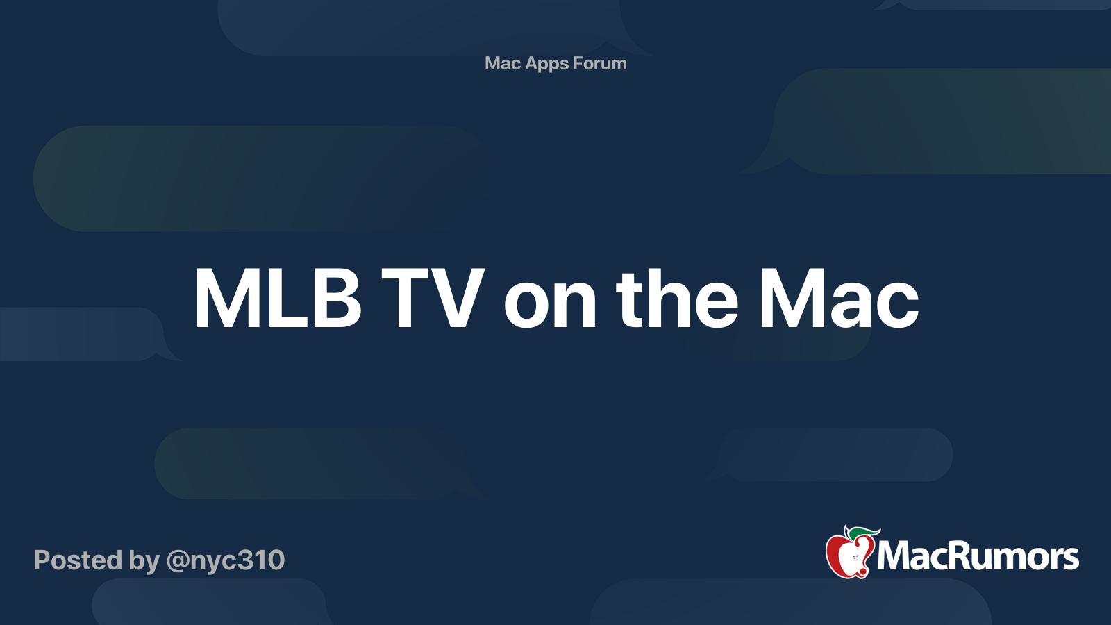 Mlb Tv Mac App