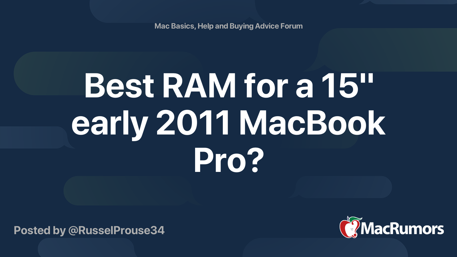 Best ram for macbook on sale pro