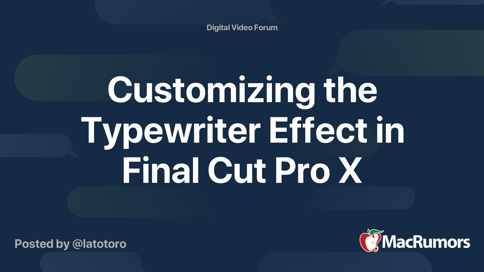 Typing Text Effect Final Cut Pro Videohive , After Effects,Pro Video