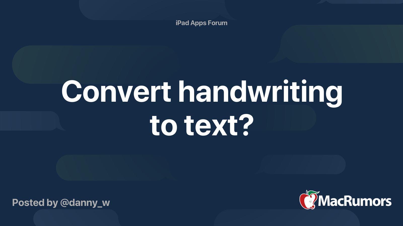 convert-handwriting-to-text-macrumors-forums