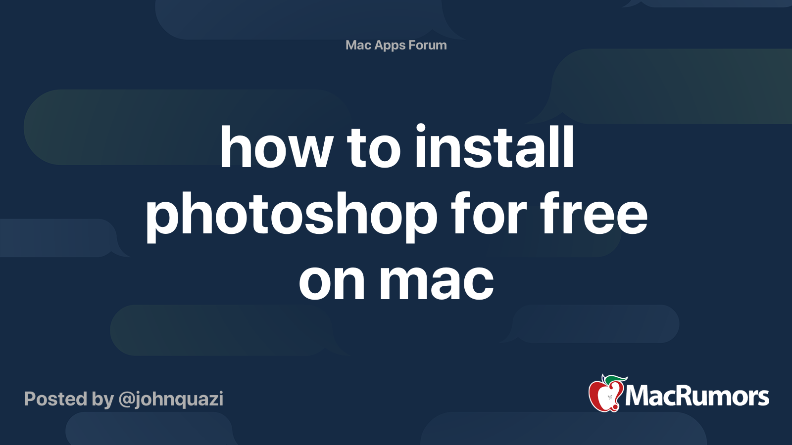 how to install photoshop on m1 mac for free