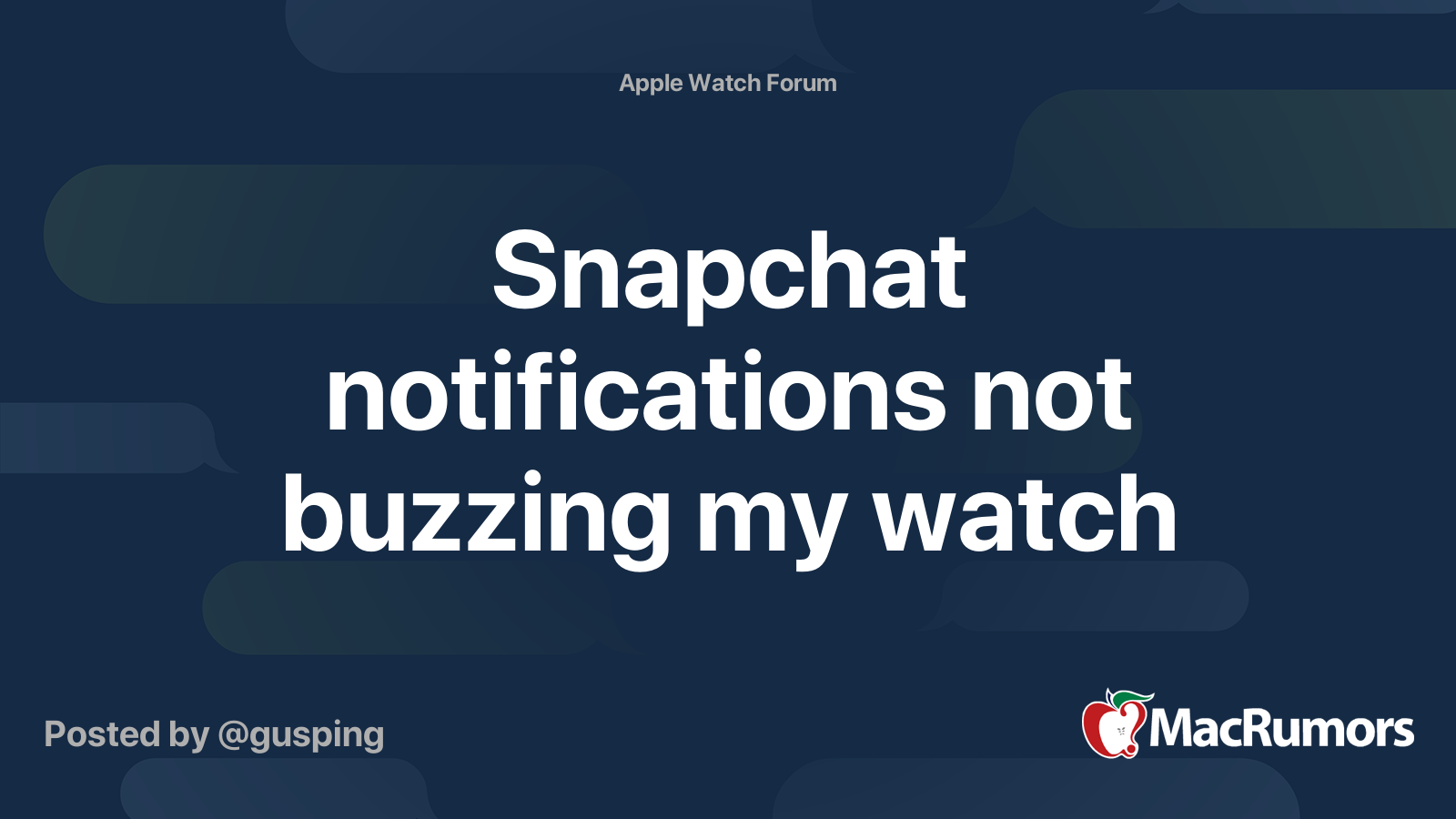 How To Get Snapchat Notifications On Apple Watch Se - TWTRU