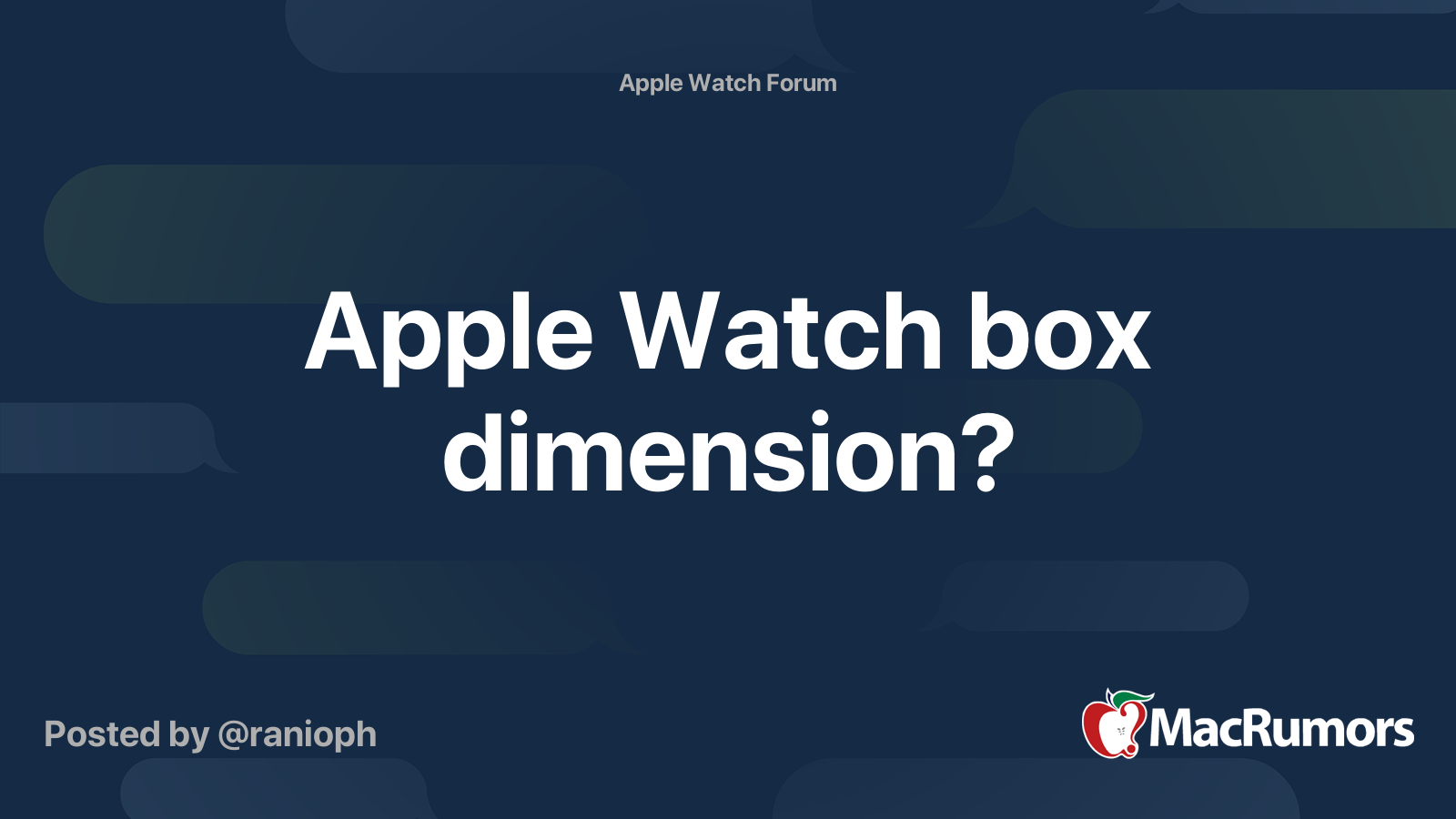 Apple i watch on sale box