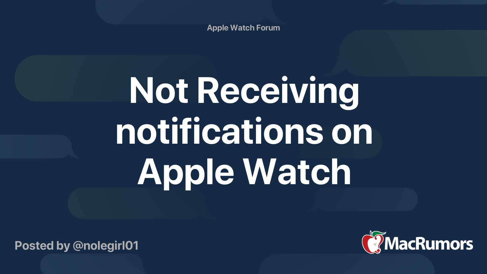 apple watch not receiving call notifications