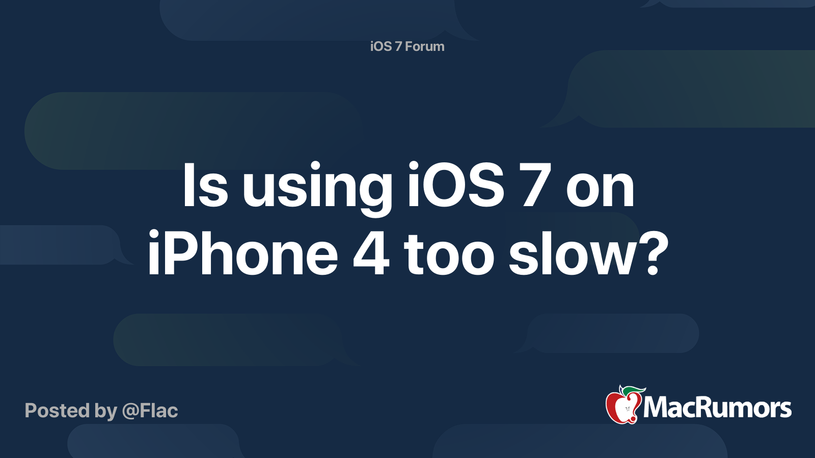 is using ios 7 on iphone 4 too slow
