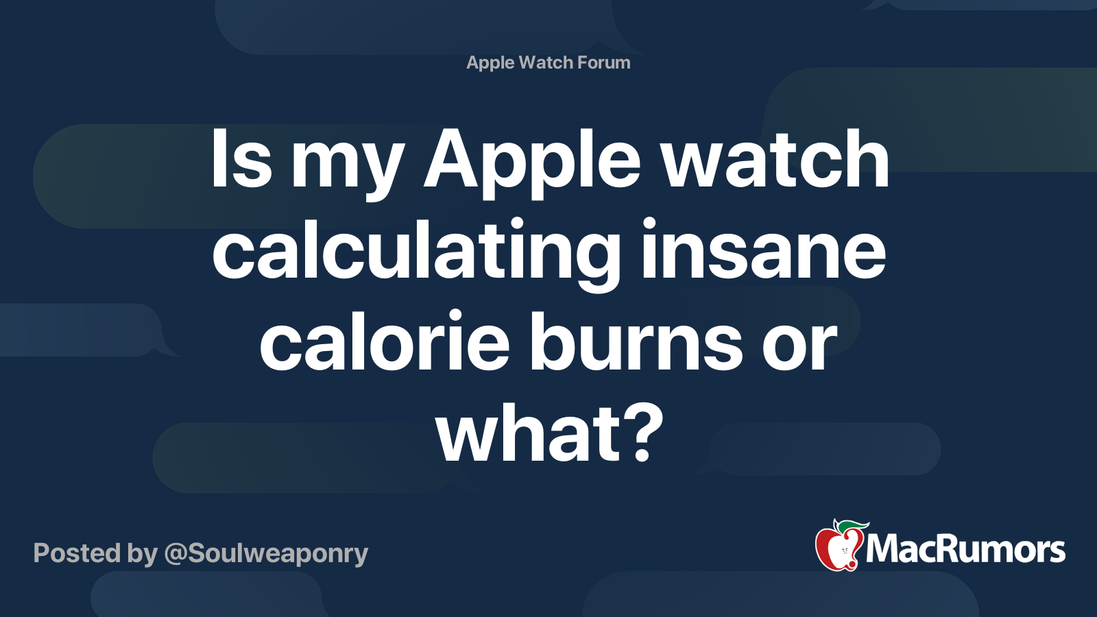 apple watch calorie tracker