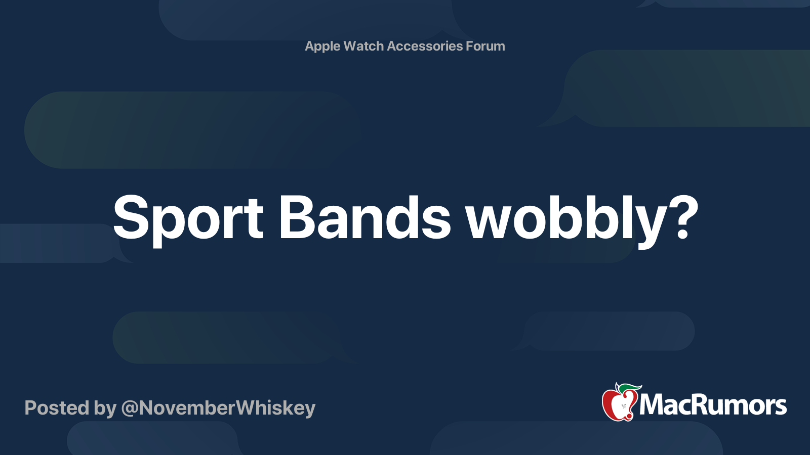 Apple watch store band wiggles