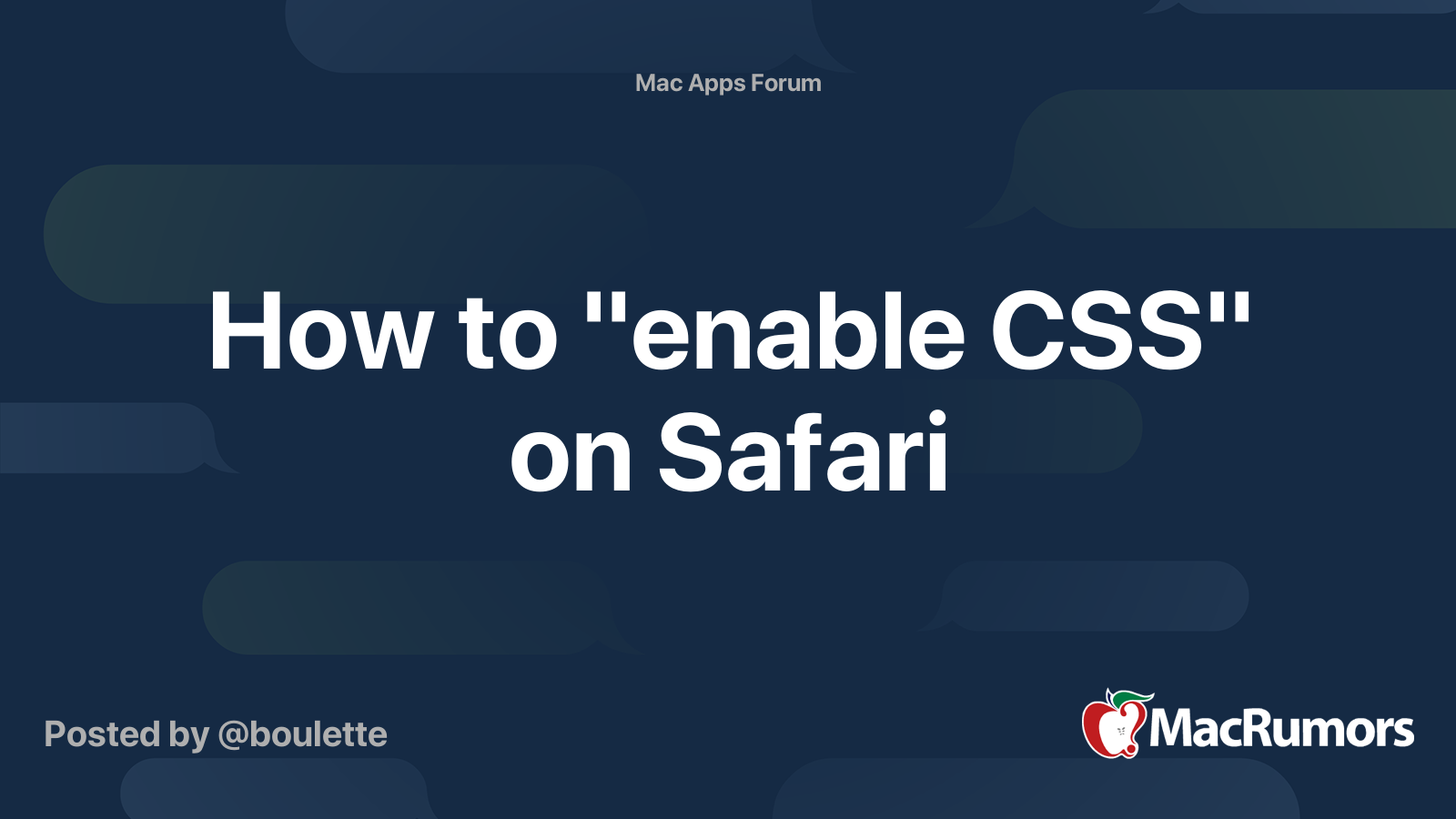css class for safari only
