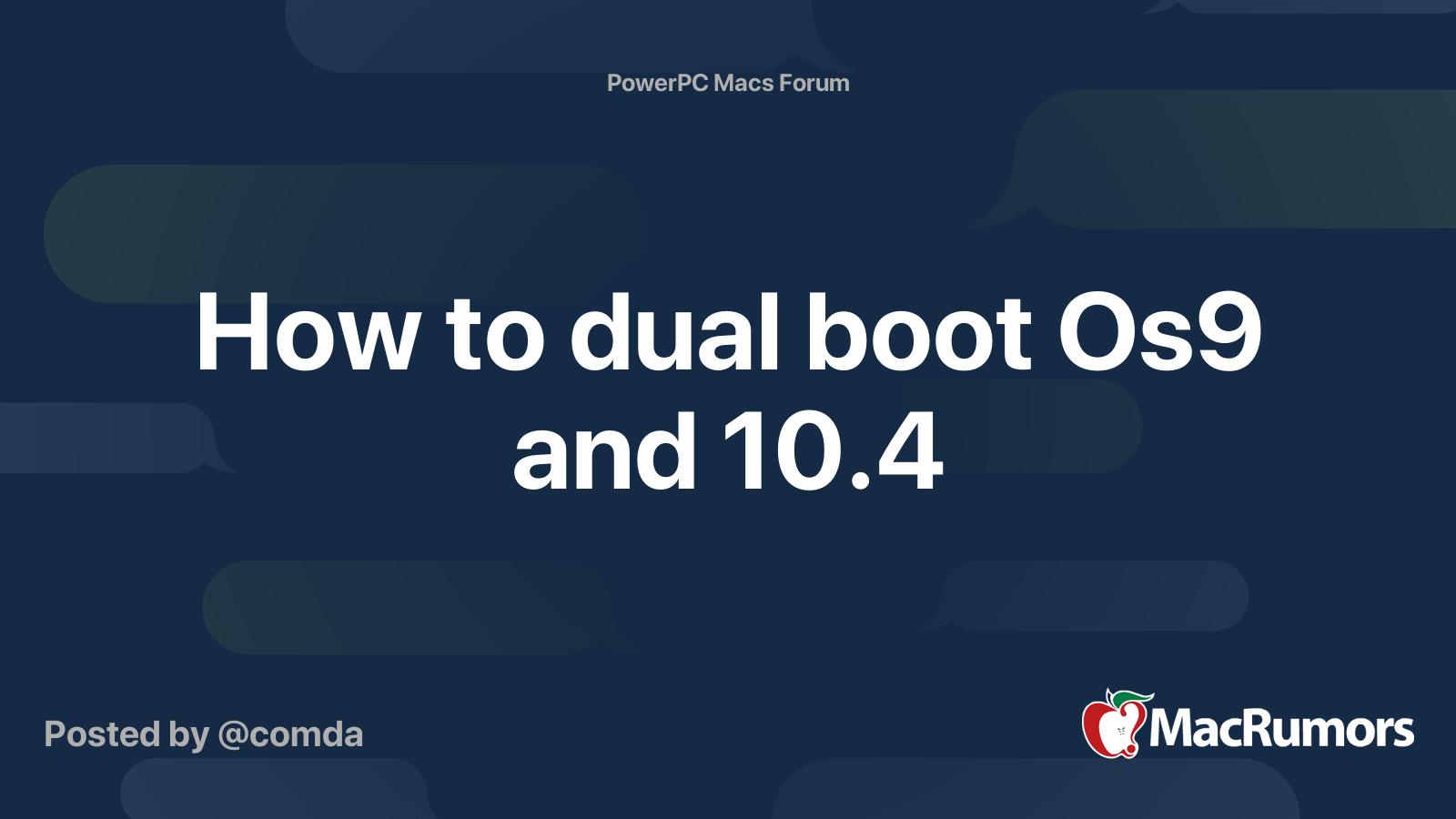 Apple iBook OS9 & OSX Dual Boot リカバリCD（How to dual boot