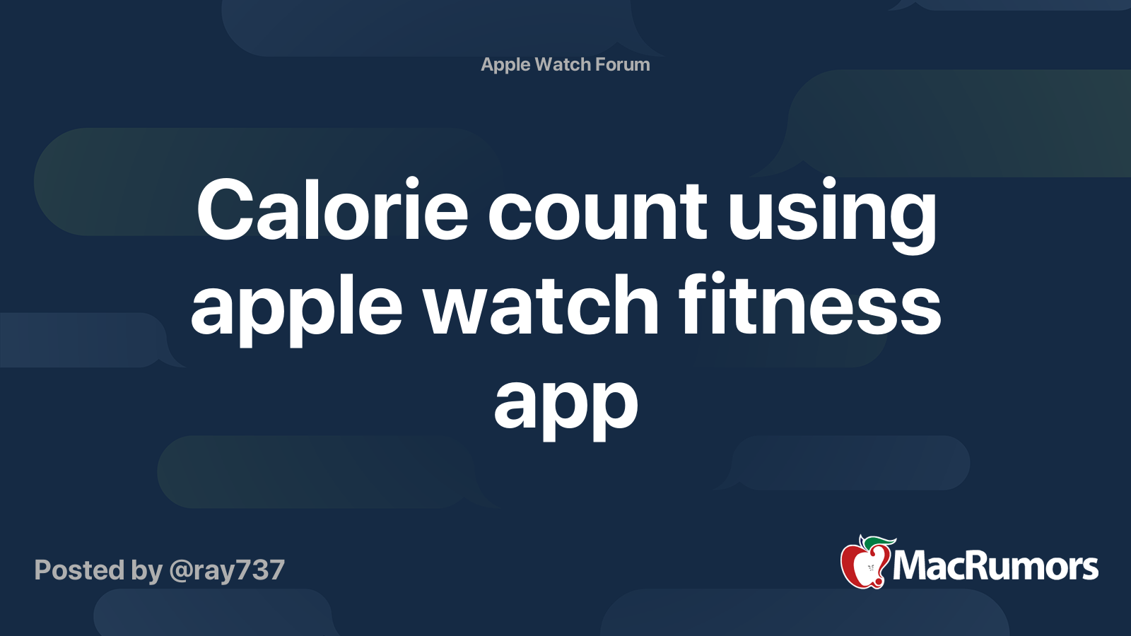 Apple watch series 6 calorie online counter