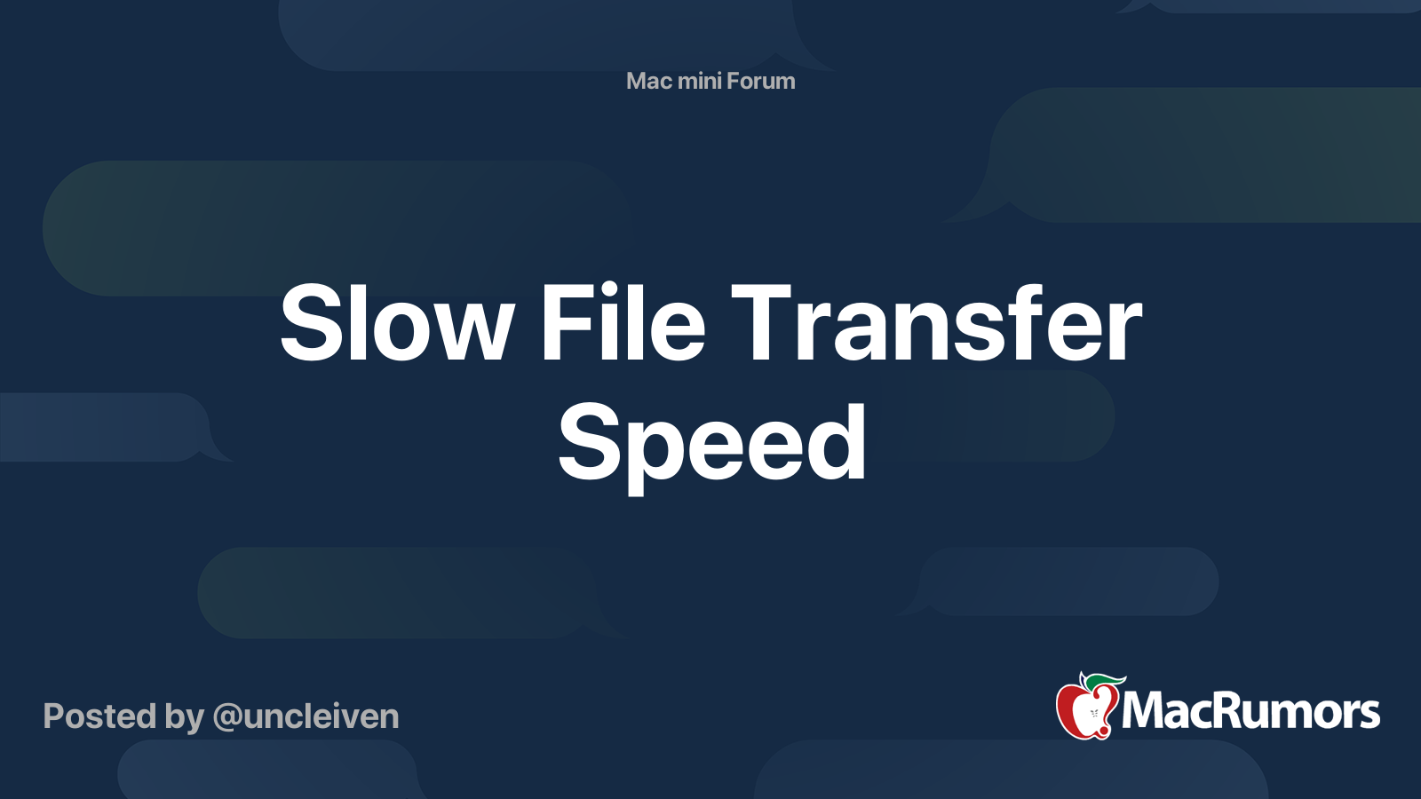 mac network file transfer slow
