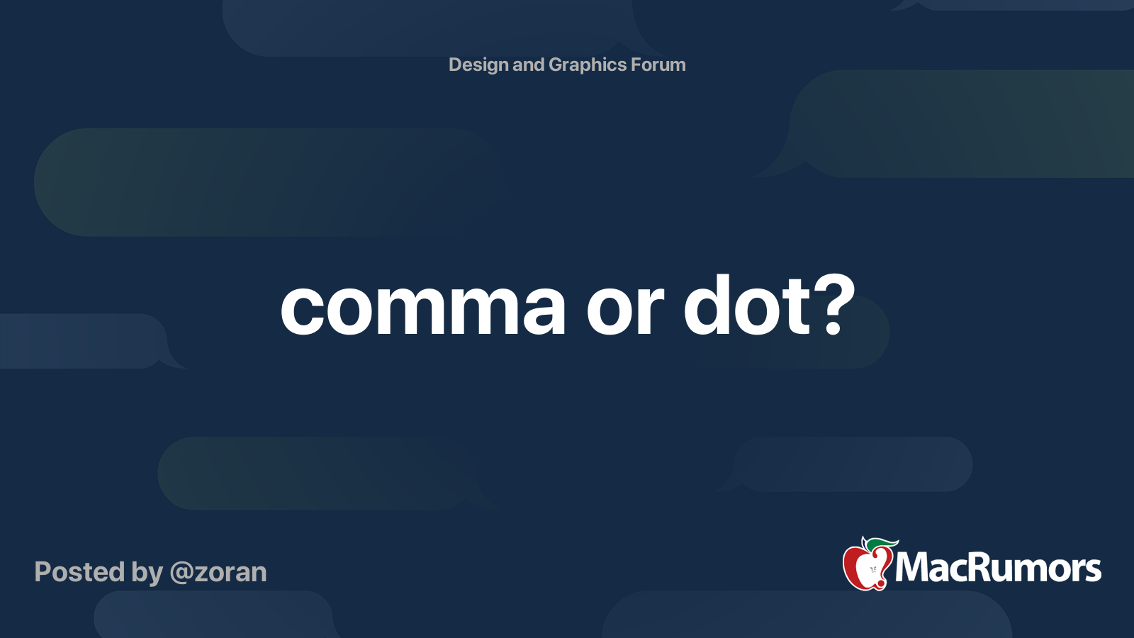what does the dot on top of the comma mean