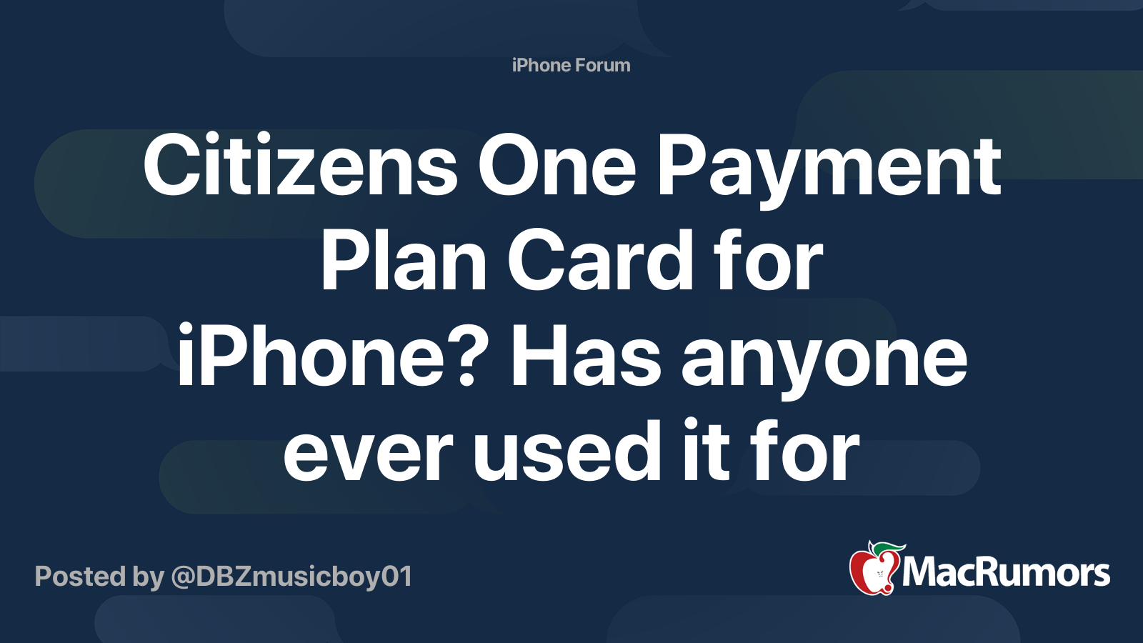 citizens one loan iphone