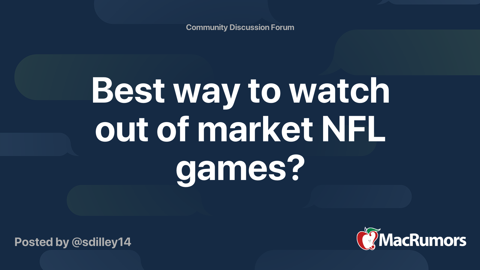 thsdesignsite: How To Watch Out Of Market Nfl Games