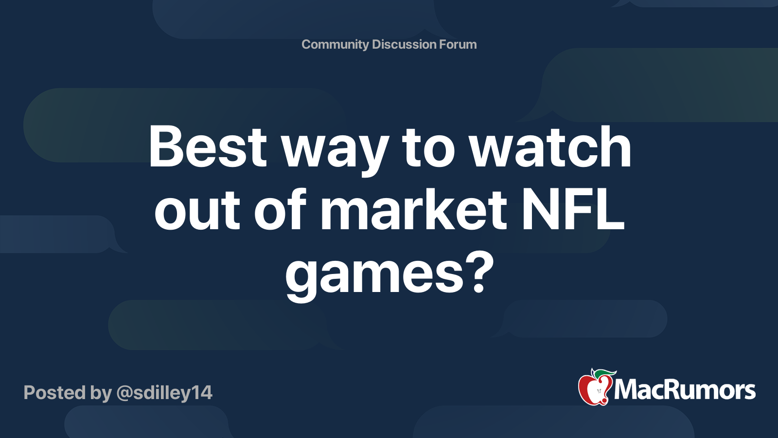 Nfl watch out of market online games