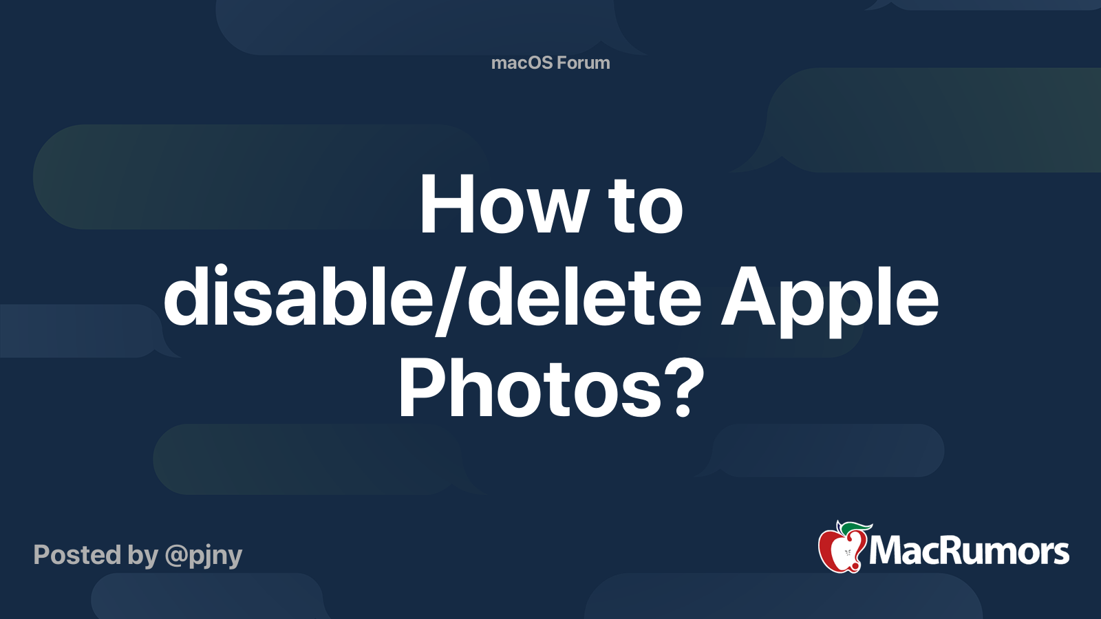 how-to-disable-delete-apple-photos-macrumors-forums