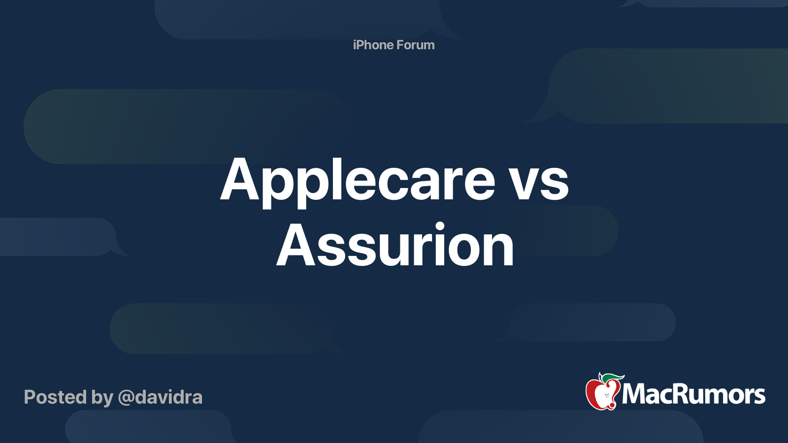 Applecare vs Assurion MacRumors Forums