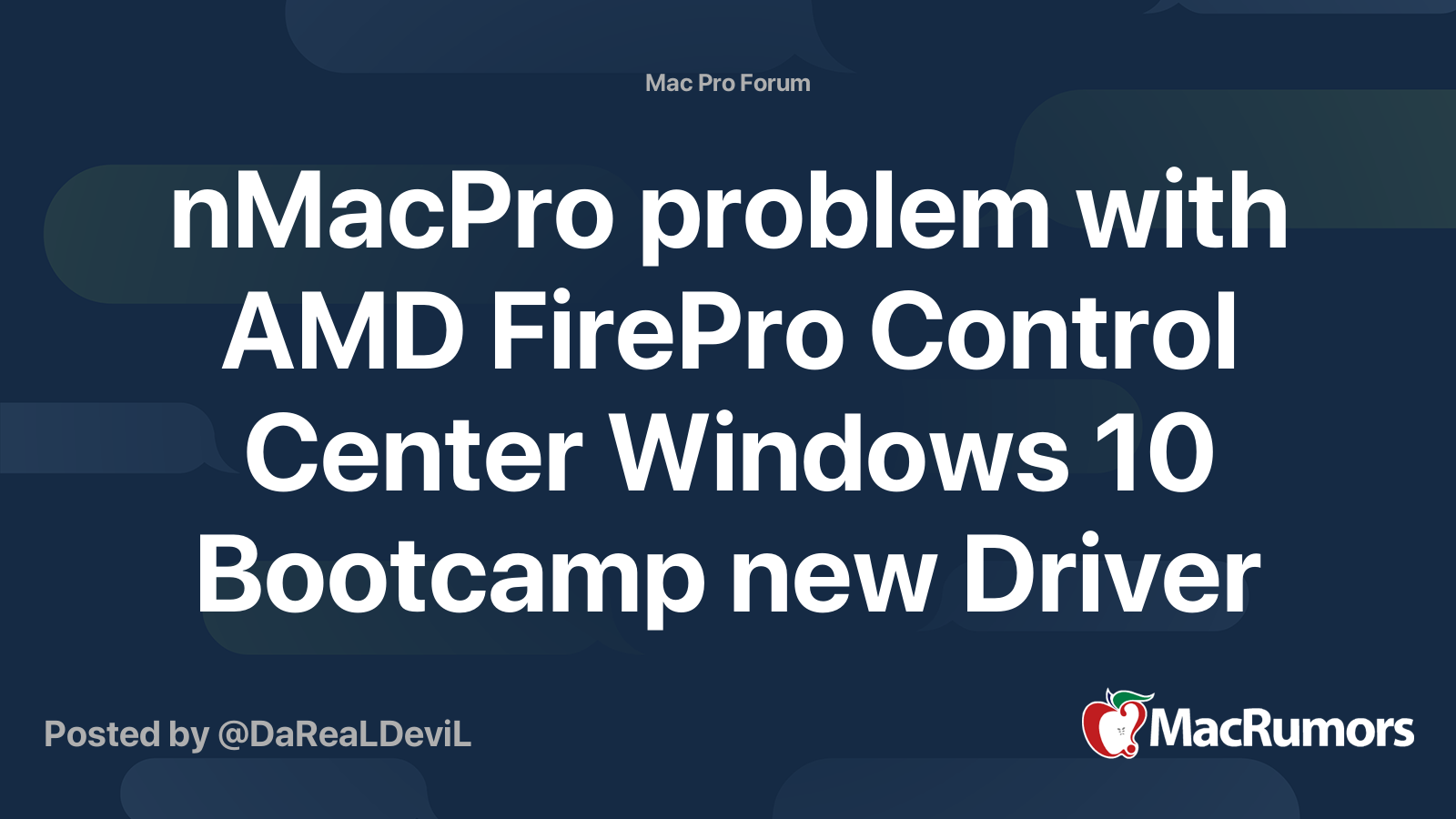 Bootcamp discount amd driver