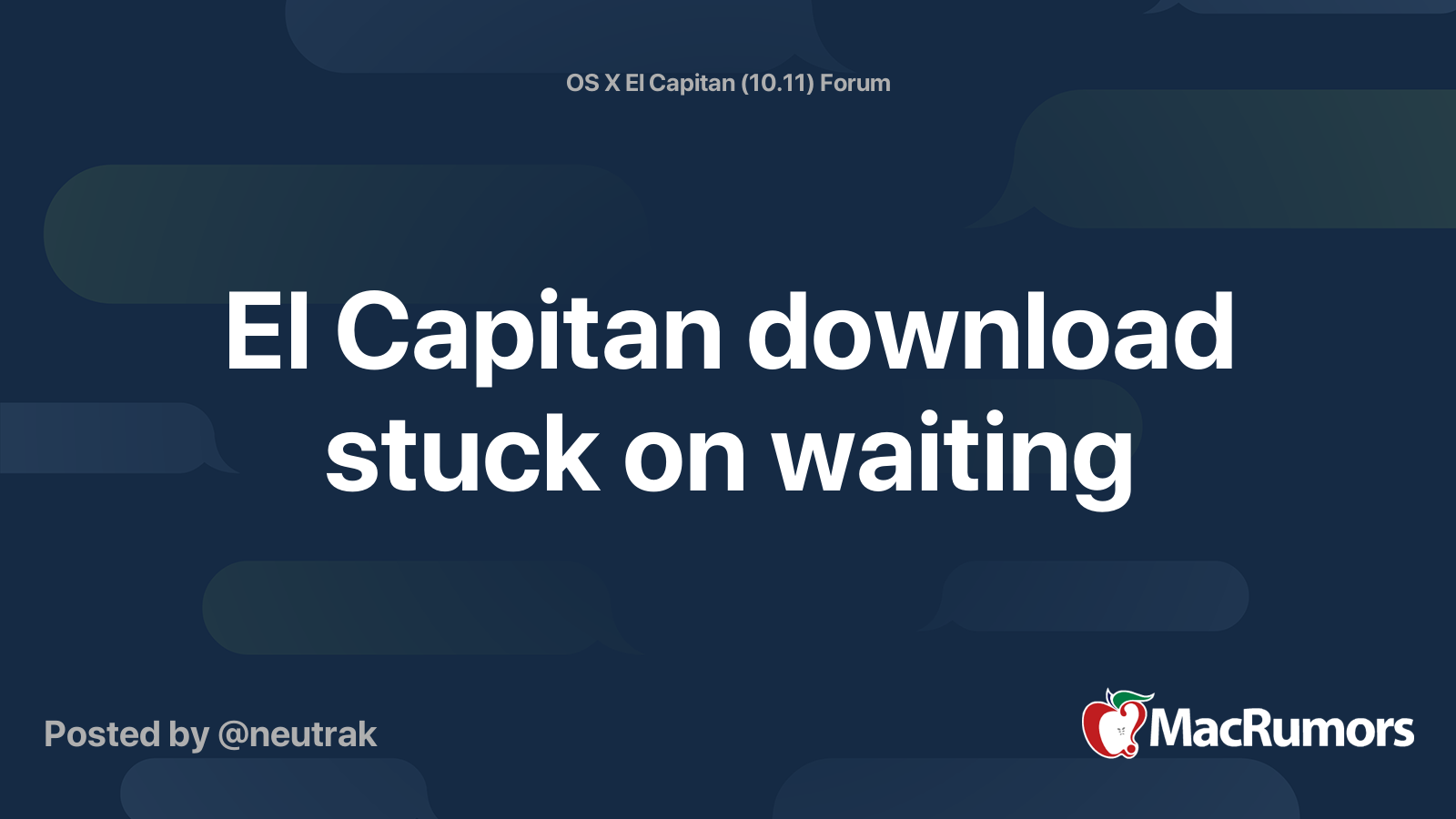 El Capitan Update Download