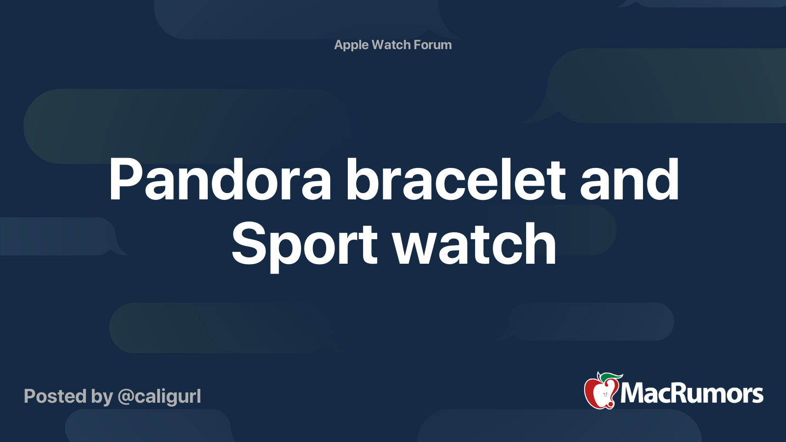 Apple watch with pandora bracelet hot sale