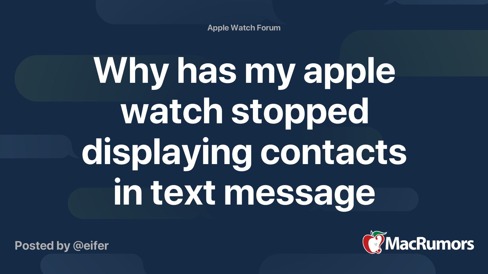 why can t i send a text from my apple watch