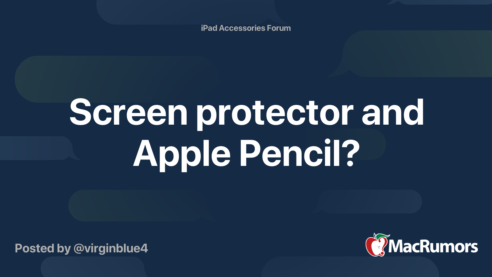 do you need screen protector for apple pencil