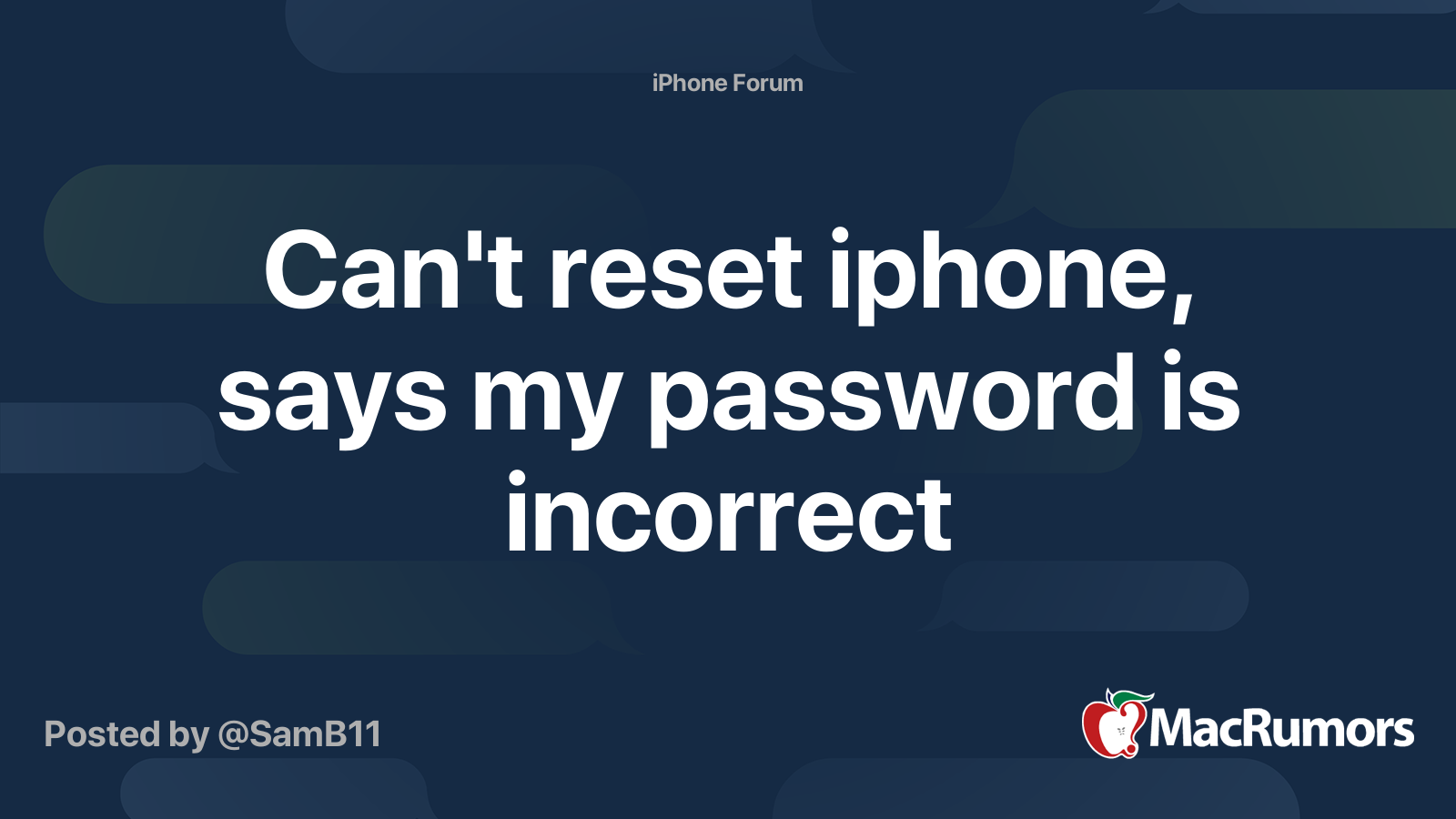 iphone email says password incorrect