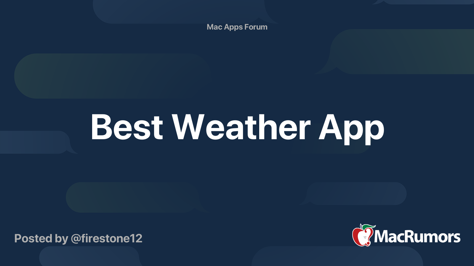 Best Weather App For Mac Computer