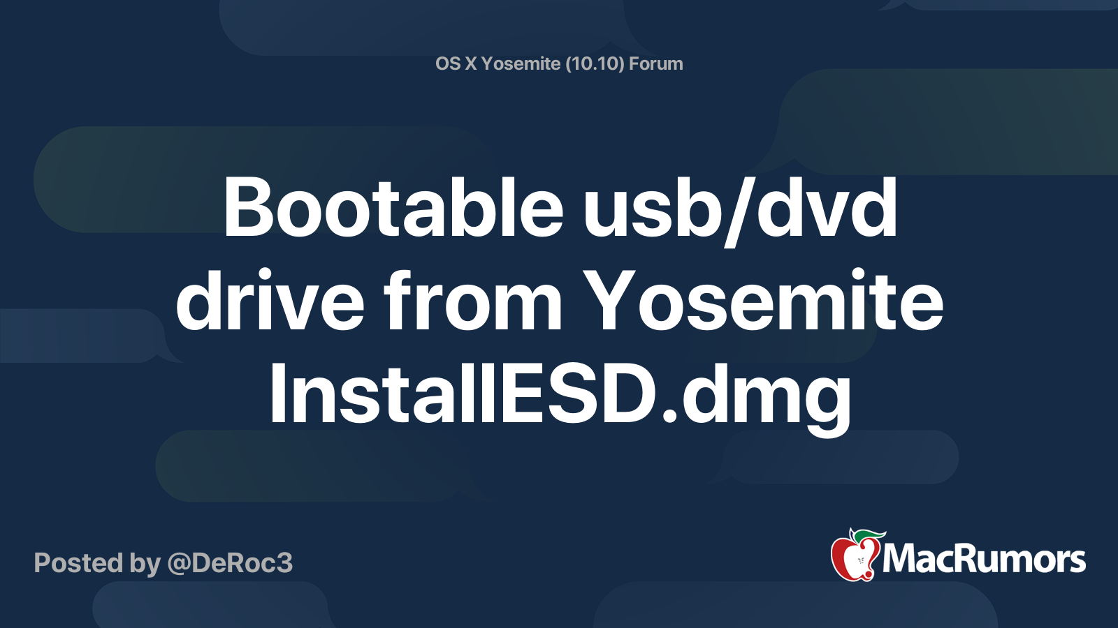 Download yosemite dmg bootable windows 10