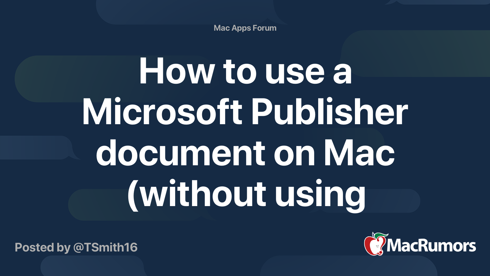 App To Open Pub Files On Macnewpb