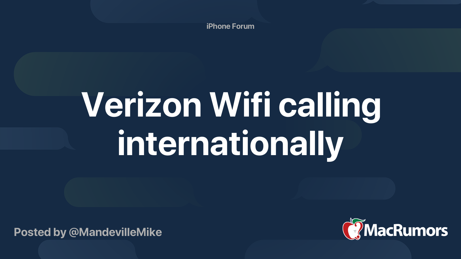 is iphone wifi calling free internationally verizon