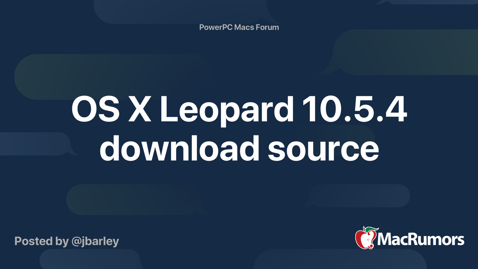 Download Leopard Mac Os X 10.5