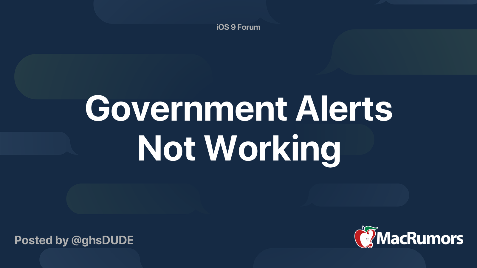 government-alerts-not-working-macrumors-forums