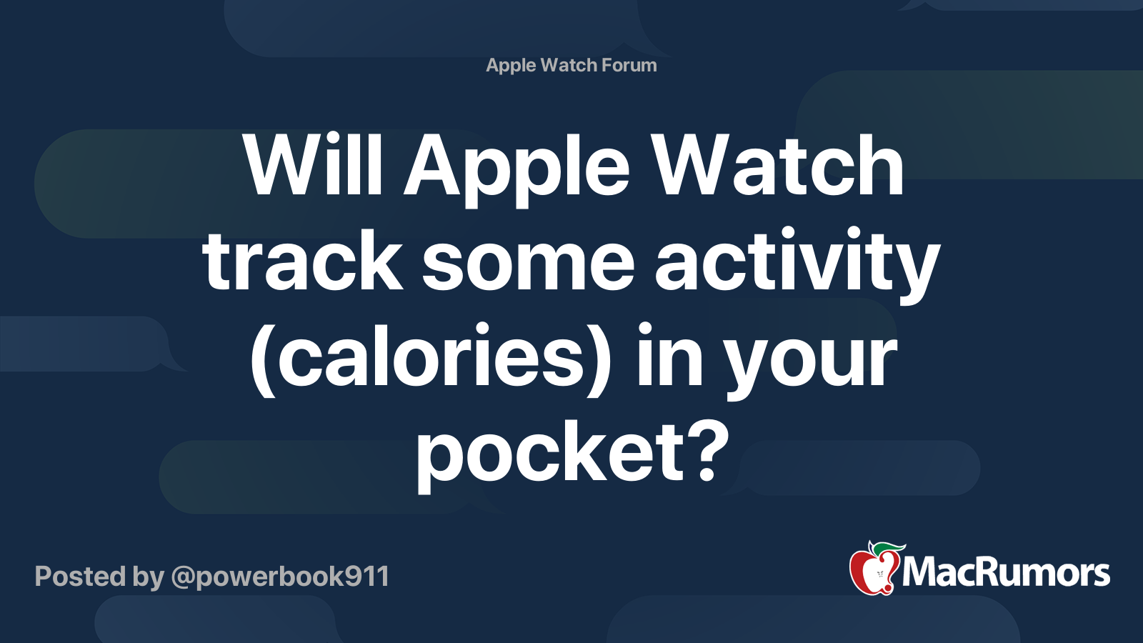 apple watch calorie tracker