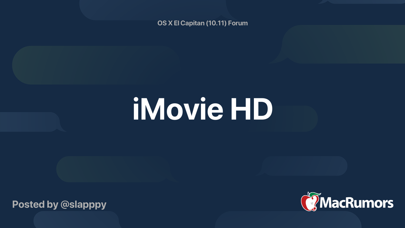 Imovie El Capitan Download