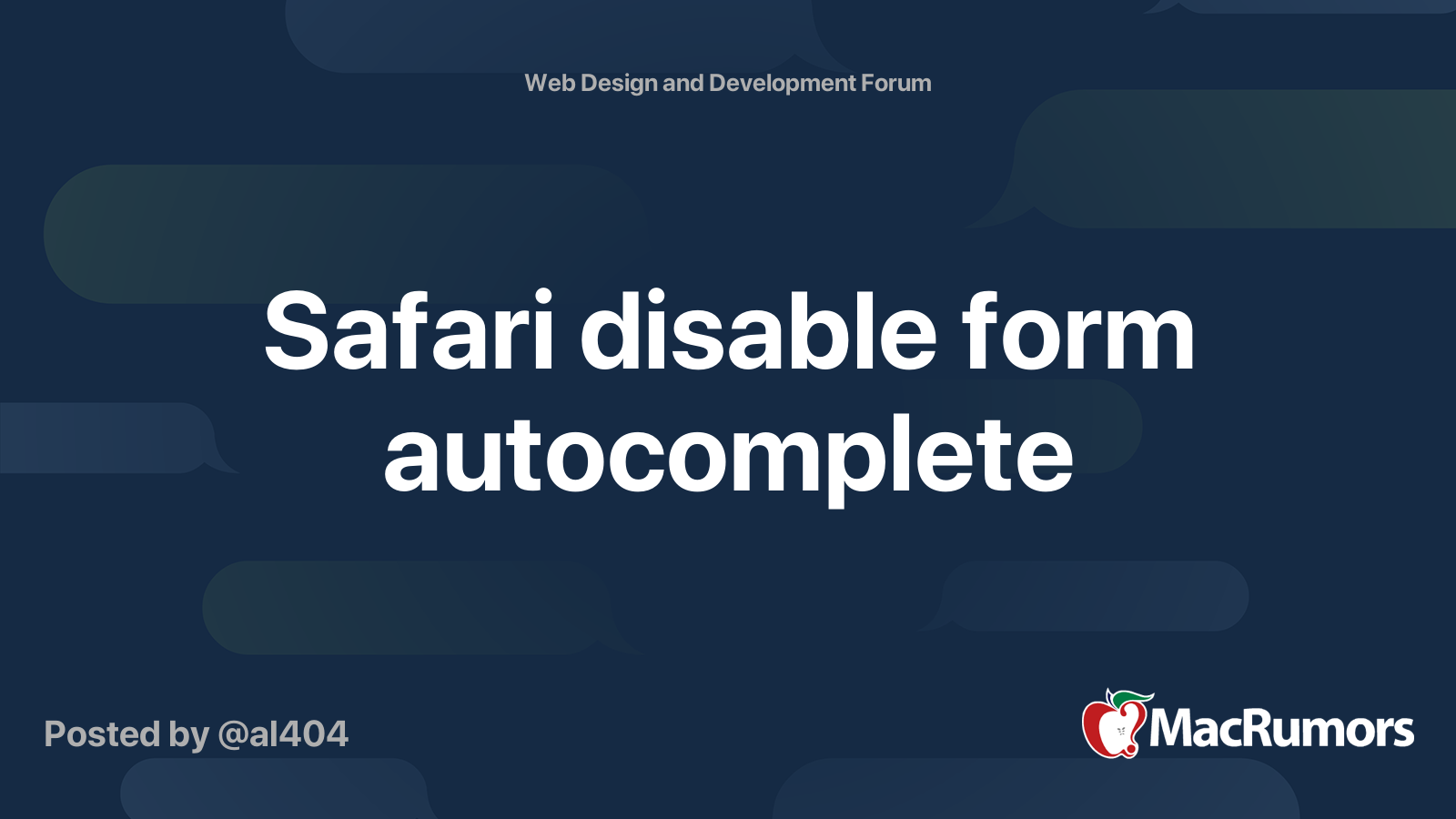 safari-disable-form-autocomplete-macrumors-forums