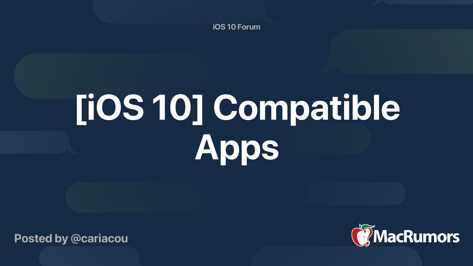 ios 10.3 3 compatible apps list