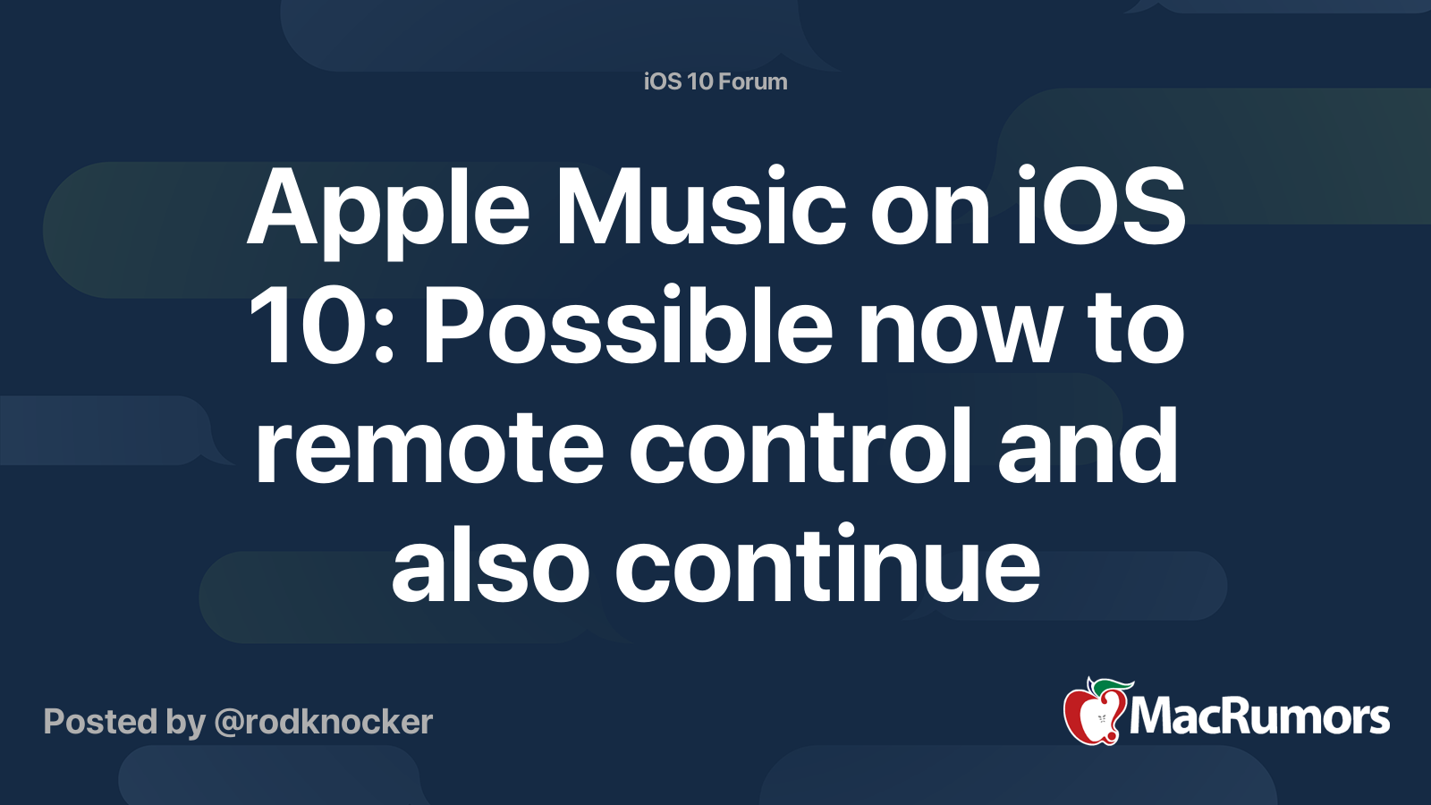 Control Mac Apple Music From Iphone