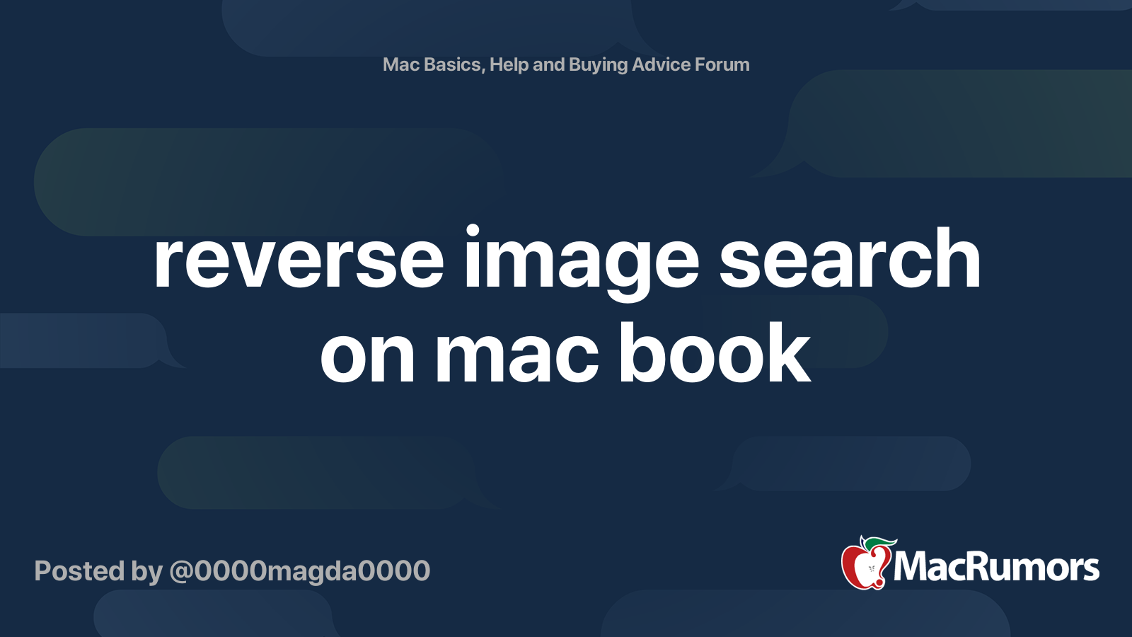 Reverse Image Search On Mac Book Macrumors Forums