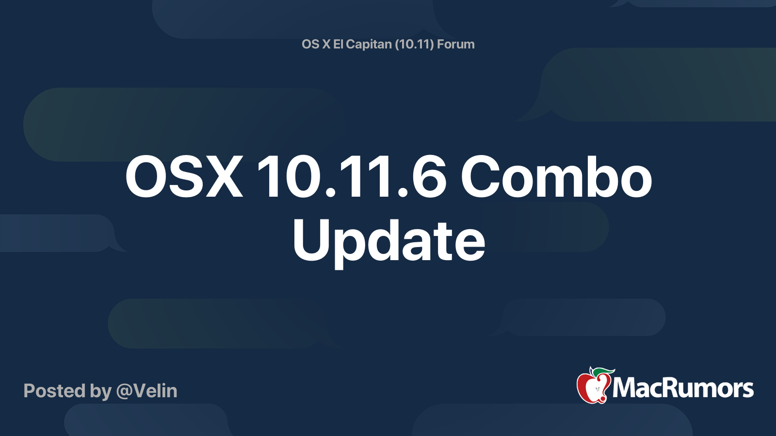 How to upgrade from os x 10.11.6