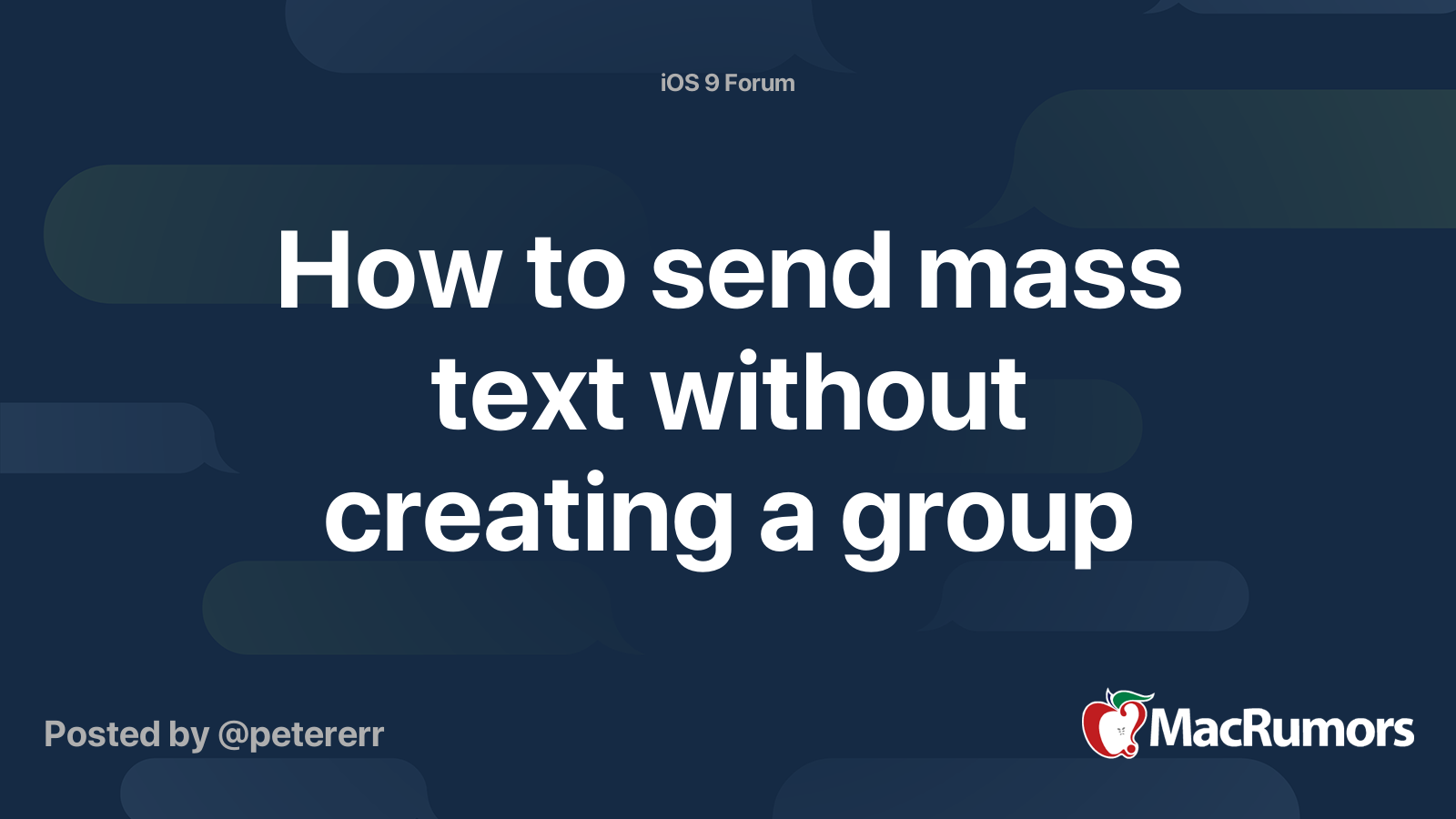 how-to-send-mass-text-without-creating-a-group-macrumors-forums