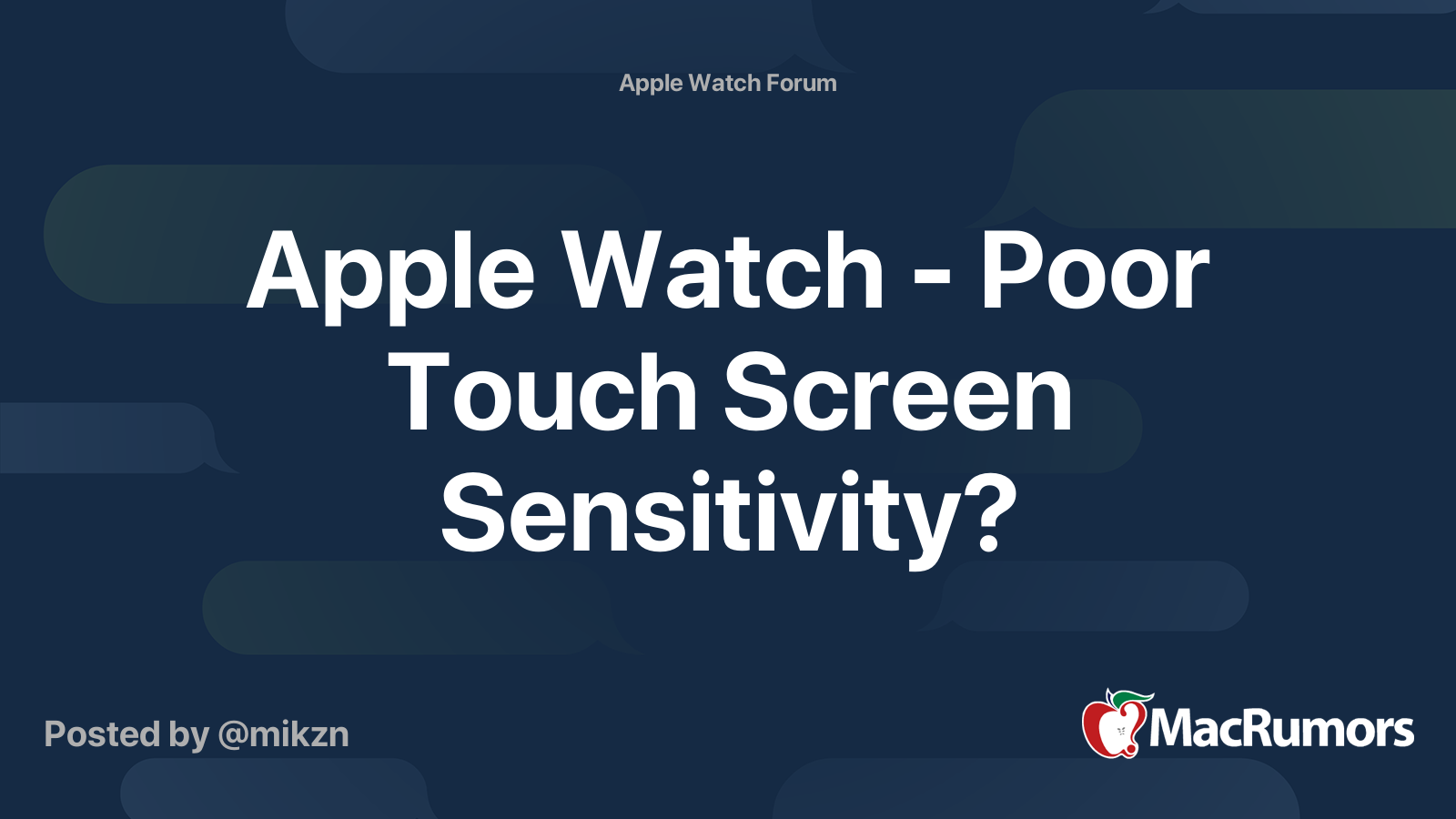 apple watch screen protector touch sensitivity