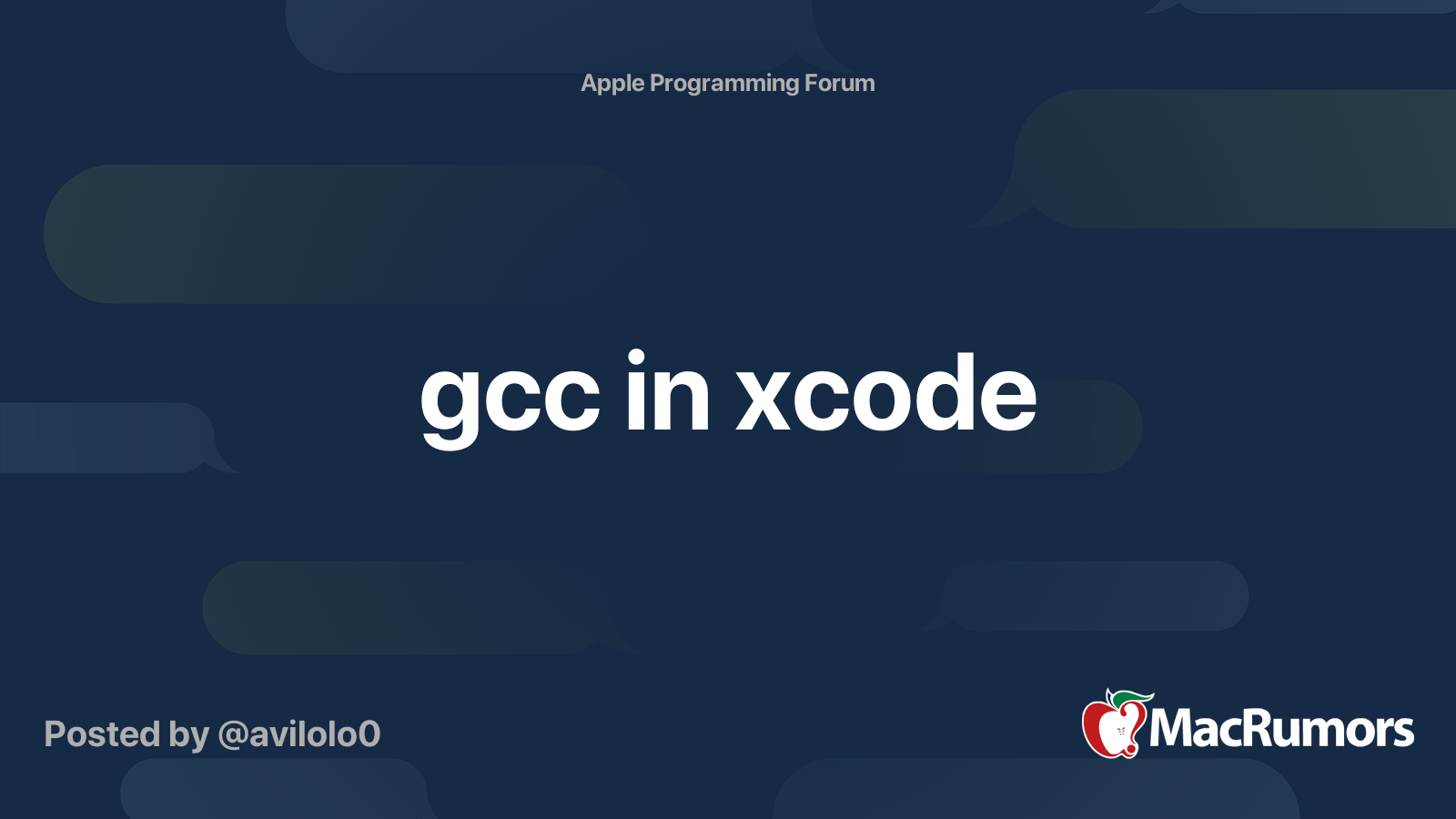 Как установить gcc на mac os