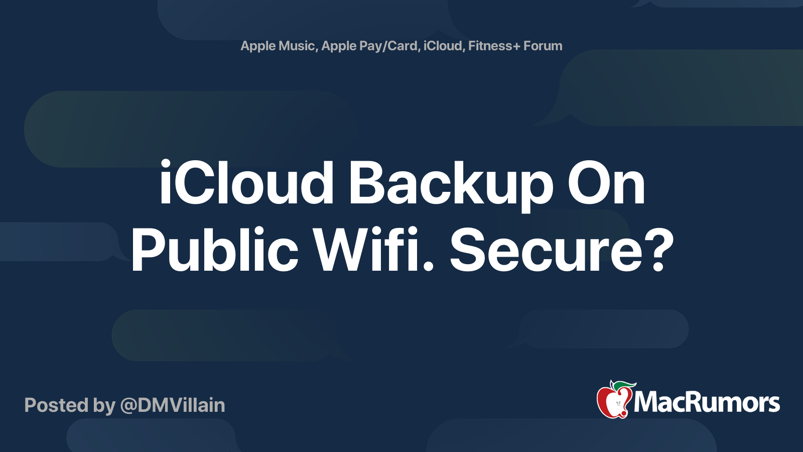 Icloud только через wifi